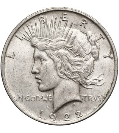USA. 1 Dollar 1922 D, Denver, “Peace Dollar”