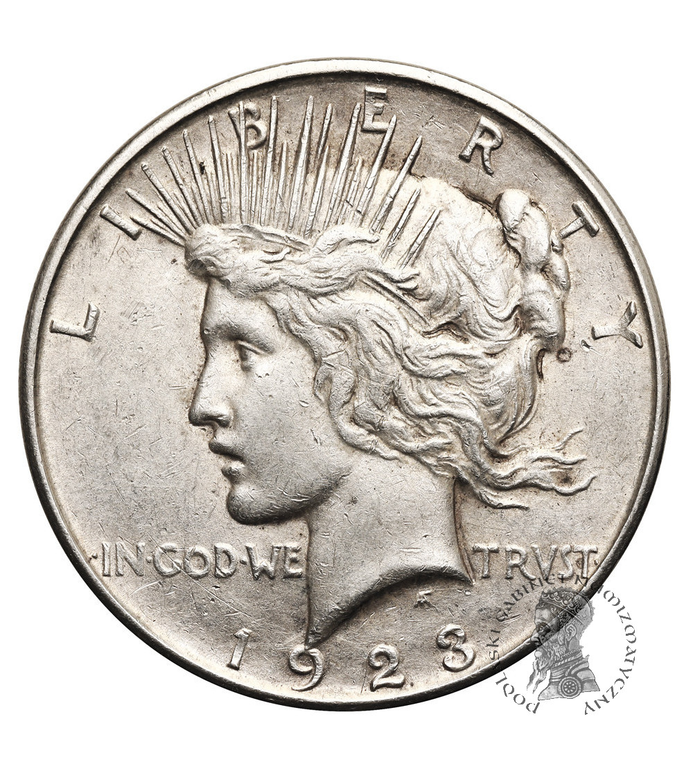 USA. 1 dolar 1923 D, Denver, "Peace Dollar"