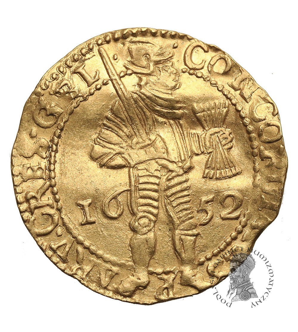 Niderlandy, Prowincja Geldria (1581-1795). Dukat (Gouden Dukaat) 1652, Harderwijk