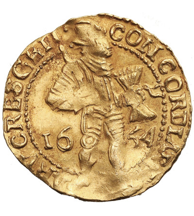 Niderlandy, Prowincja Geldria (1581-1795). Dukat (Gouden Dukaat) 1654, Harderwijk