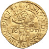 Niderlandy, Prowincja Holland (1581-1795). Dukat (Gouden Dukaat) 1604, mennica Dordrecht - róża