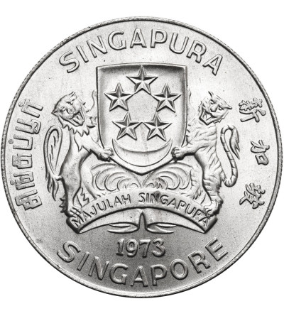 Singapur. 10 dolarów 1973, jastrząb