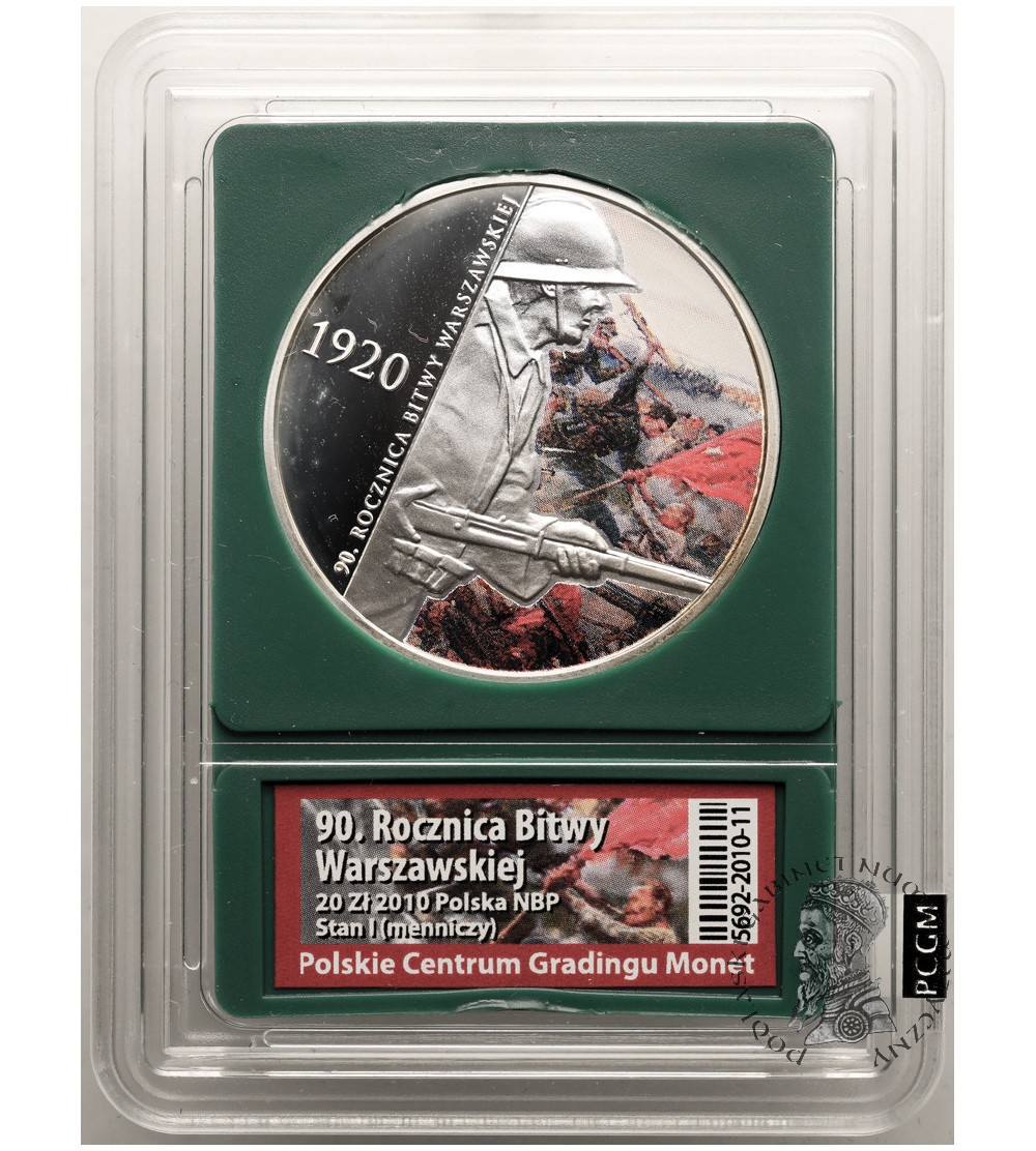 Polska. 20 złotych 2010, 90 Rocznica Bitwy Warszawskiej - Proof