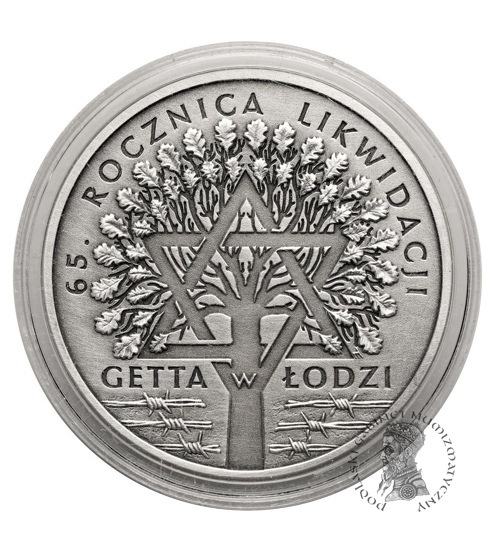 Polska. 20 złotych 2009, 65 Rocznica Likwidacji Getta w Łodzi