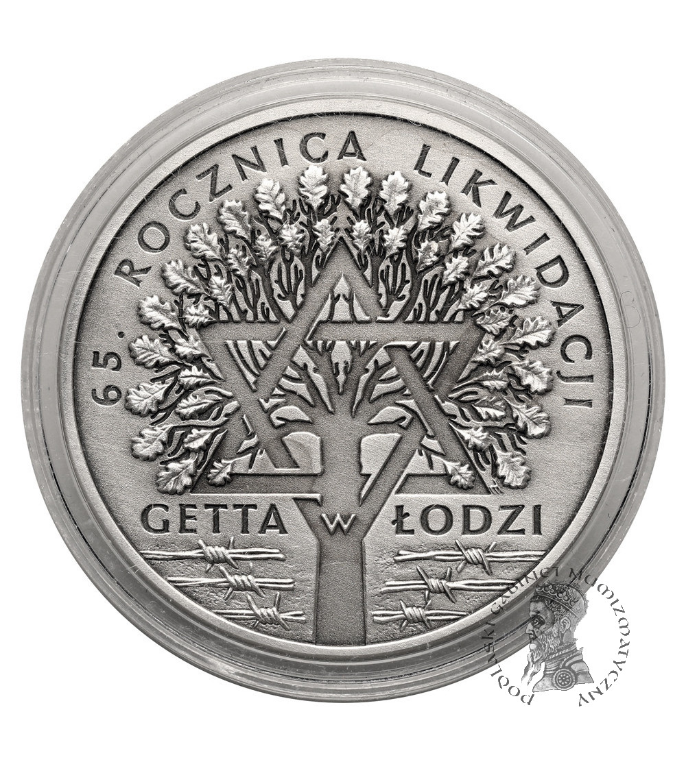 Polska. 20 złotych 2009, 65 Rocznica Likwidacji Getta w Łodzi