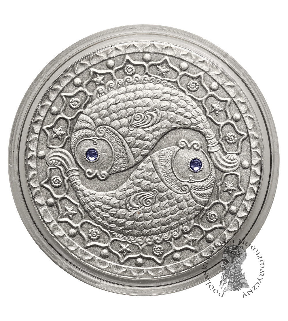 Białoruś. 20 rubli 2009, Znaki Zodiaku - Ryby