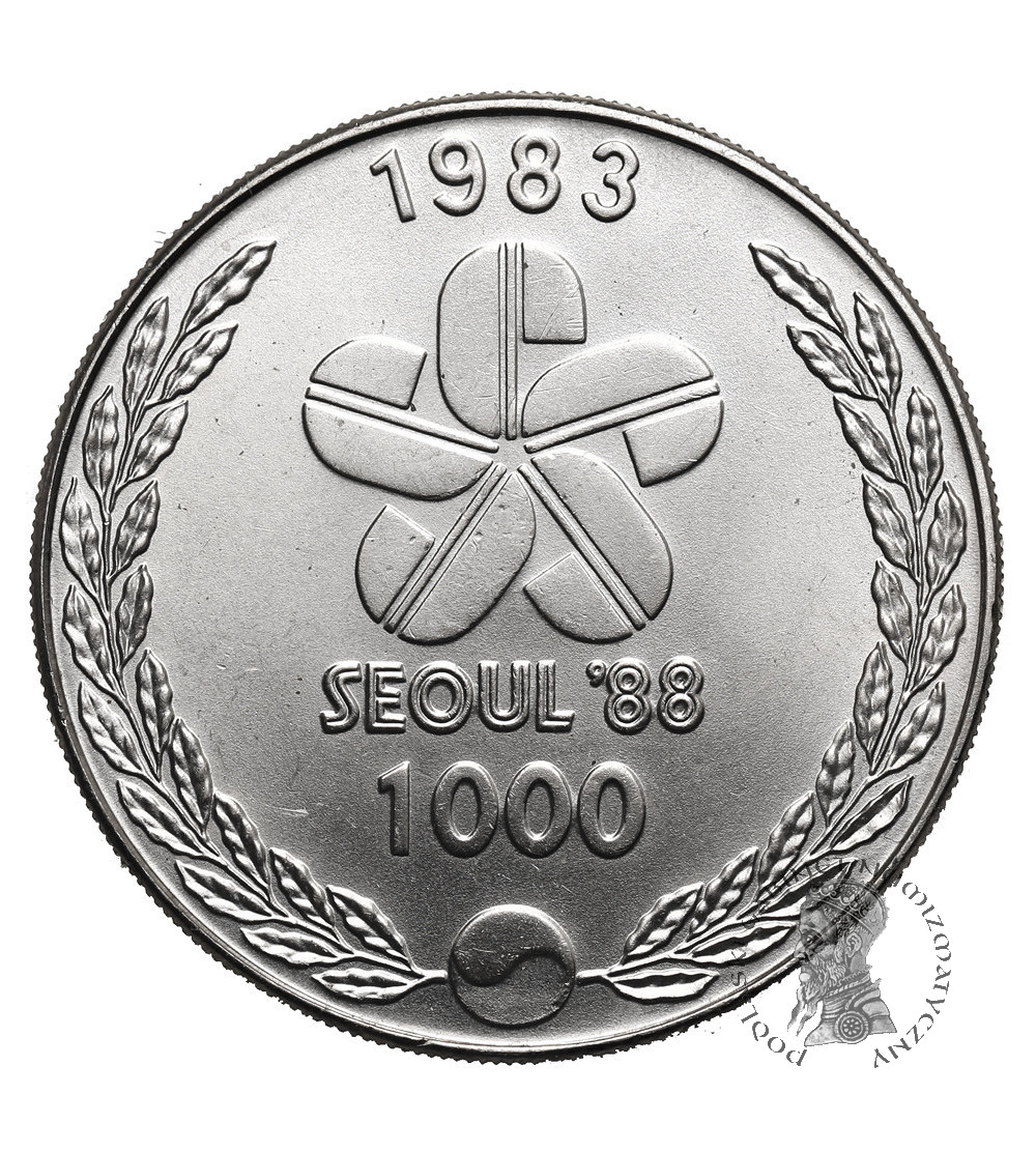 Korea Południowa. 1000 Won 1983, Koreański Bębniarz, Letnie Igrzyska Olimpijskie 1988 w Seulu