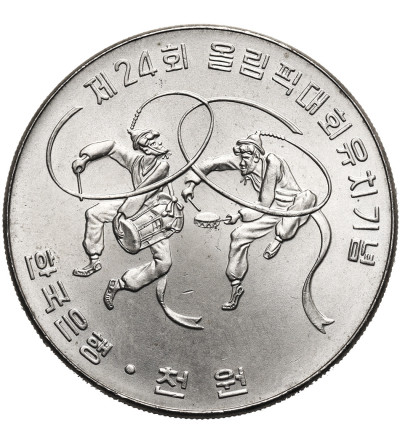 Korea Południowa. 1000 Won 1982, Koreańscy Tancerze, Letnie Igrzyska Olimpijskie 1988 w Seulu