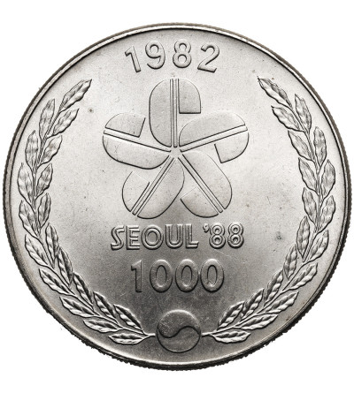 Korea Południowa. 1000 Won 1982, Koreańscy Tancerze, Letnie Igrzyska Olimpijskie 1988 w Seulu