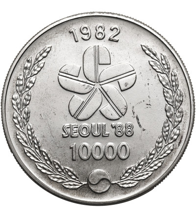 South Korea. 10000 Won 1982, XXIV Summer Olympic Games, Seoul 1988