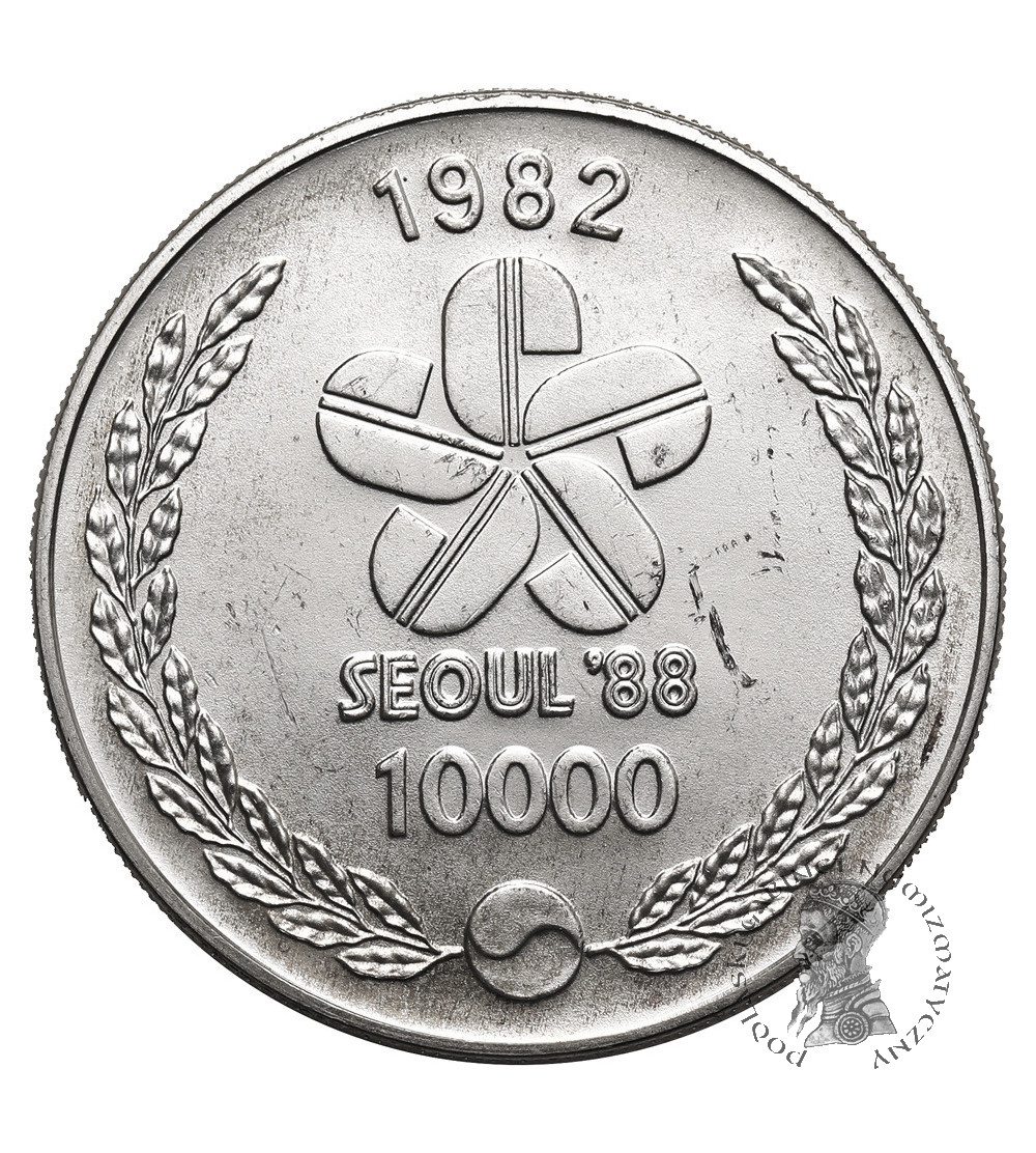 Korea Południowa. 10000 Won 1982, XXIV Letnie Igrzyska Olimpijskie, Seul 1988