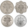 Wietnam Południowy. Zestaw 1 Dong 1964, 1 Dong 1971, 5 Dong 1966 i 10 Dong 1964