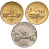 Korea Północna. Zestaw 2 x 1 Chon 2002, 2 Chon 2002 F.A.O.