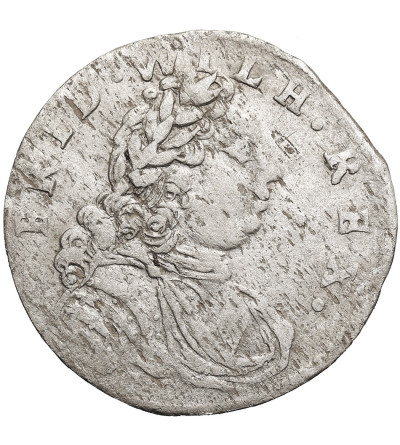 Prusy, Fryderyk Wilhelm I (tzw. król żołnierz) 1713-1740. Szóstak 1714 CG, Królewiec