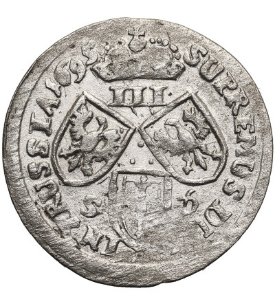 Prusy, Fryderyk III 1688-1701. Trojak  1695 SD, Królewiec