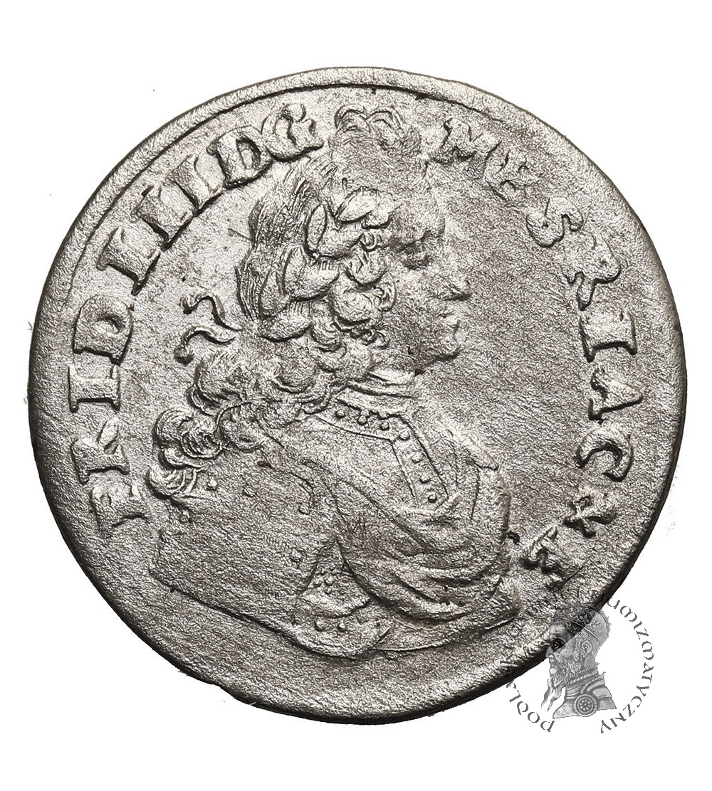 Prusy, Fryderyk III 1688-1701. Trojak  1695 SD, Królewiec
