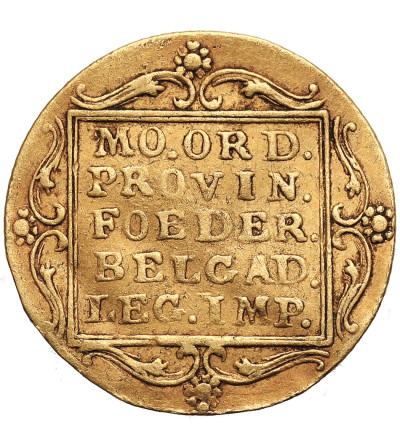 Holandia / Niderlandy. Wilhelm I, jako władca suwerenny, 1813-1815. Dukat (Gouden Dukaat) 1814, Utrecht