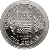 USA. 1 dolar 1994 S, San Francisco, Mistrzostwa Świata w Piłce Nożnej - Proof