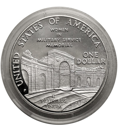 USA. 1 dolar 1994 P, Filadelfia, Kobiety w Służbie Wojskowej - Proof