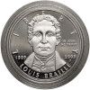 USA. 1 Dollar 2009 P, Philadelphia, 200th anniversary of Louis Braille`s birth - Proof