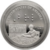 USA. 1 Dollar 2009 P, Philadelphia, 200th anniversary of Louis Braille`s birth - Proof