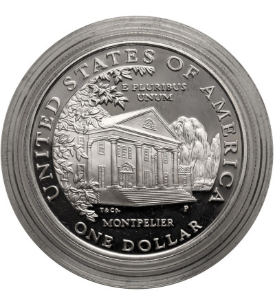 USA. 1 dolar 1999 P, Filadelfia, Dolley Madison, Montpelier - Proof
