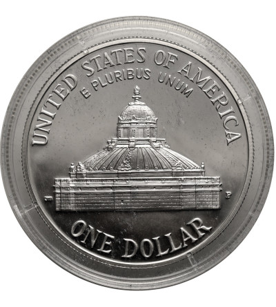 USA. 1 dolar 2000 P, Filadelfia, 200 rocznica powstania Biblioteki Kongresu - Proof