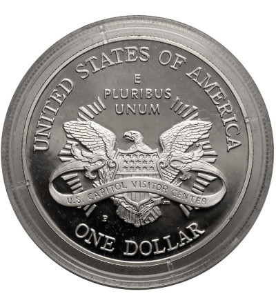 USA. 1 Dollar 2001 P, Philadelphia, ‘U.S. Capitol’, United States Capitol Visitor Centre - Proof