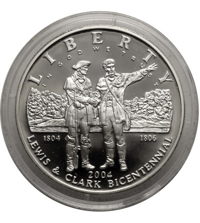 USA. 1 Dollar 2004 P, Philadelphia, 200th anniversary of the Lewis and Clark expedition - Proof