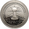 USA. 1 dolar 2004 P, Filadelfia, 125 rocznica wynalezienia żarówki, Thomas Alva Edison - Proof