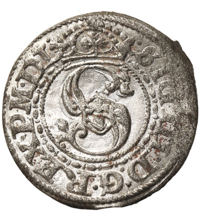 Polska. Zygmunt III Waza, 1587-1632. Szeląg 1620, mennica Ryga (pies w prawo)