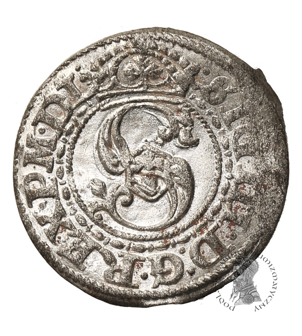 Polska. Zygmunt III Waza, 1587-1632. Szeląg 1620, mennica Ryga (pies w prawo)