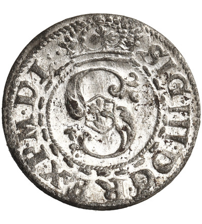 Poland. Zygmunt III Waza, 1587-1632. Szelag 1620, Riga Mint (dog on the right)