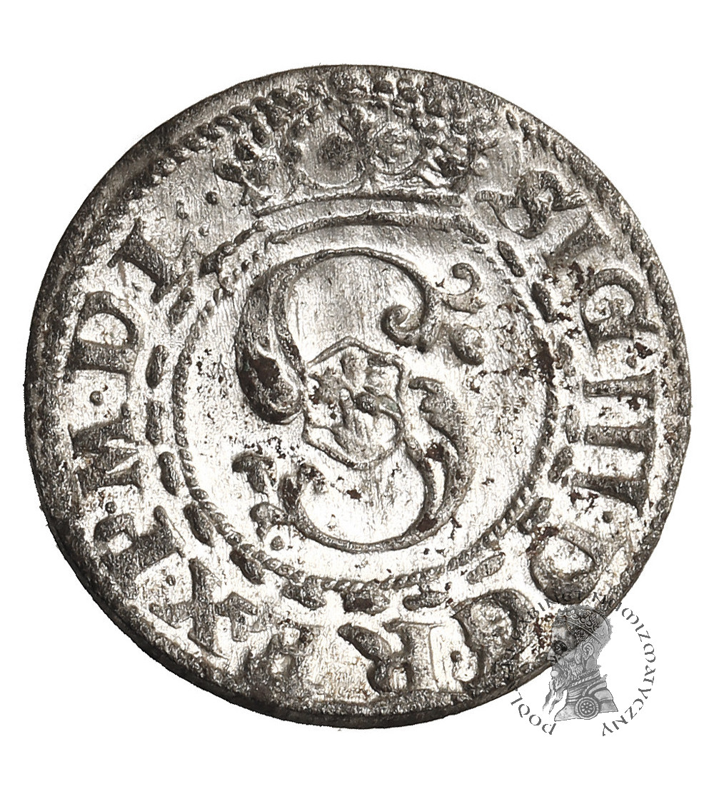 Polska. Zygmunt III Waza, 1587-1632. Szeląg 1620, mennica Ryga (pies w prawo)