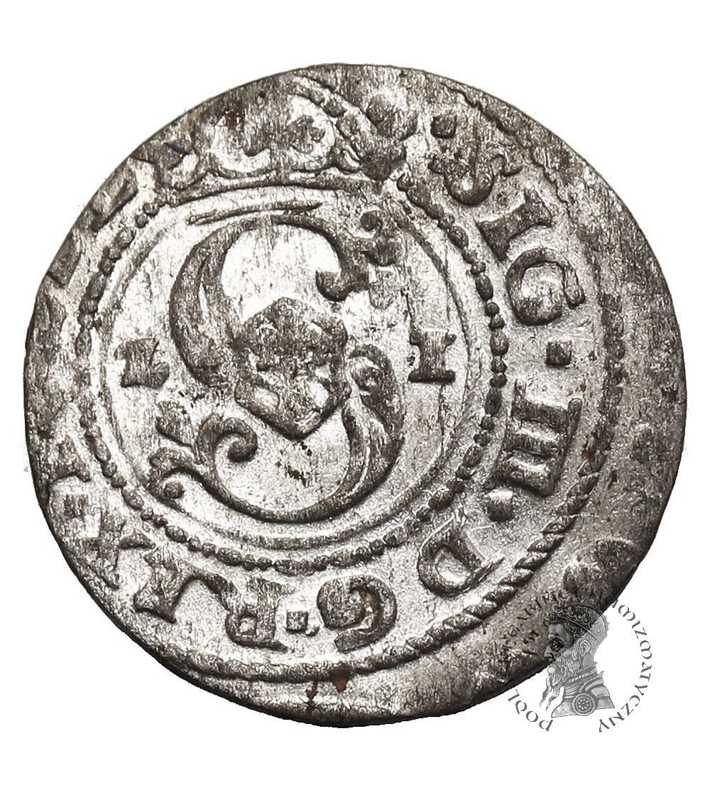 Polska. Zygmunt III Waza, 1587-1632. Szeląg 1621, mennica Ryga