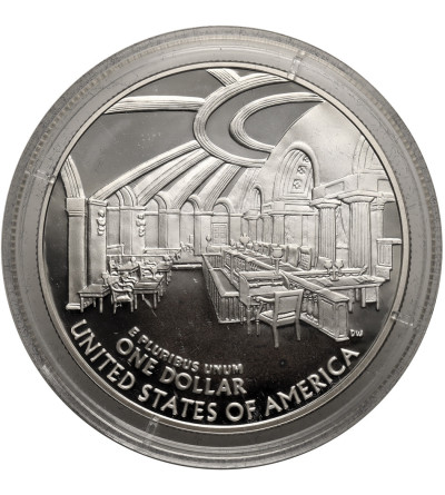 USA. 1 dolar 2005 P, Filadelfia, 250 rocznica urodzin prezesa Sądu Najwyższego Johna Marshalla - Proof