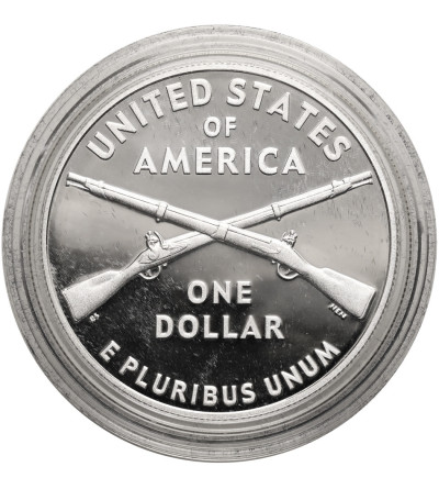 USA. 1 dolar 2012 W, West Point, Żołnierz piechoty - Proof