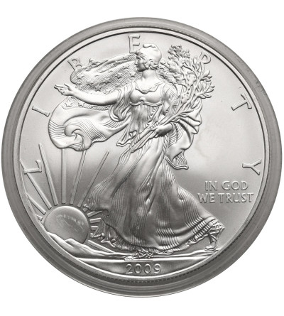 USA. 1 Silver Dollar 2009, American Eagle, Liberty walking - 1 Oz .999
