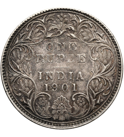 Indie Brytyjskie, Wiktoria (1837-1901). 1 rupia 1901 B, Bombaj