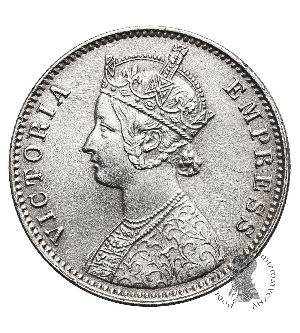 India - British, Victoria (1837–1901). 1 Rupee 1901 (c), Calcutta