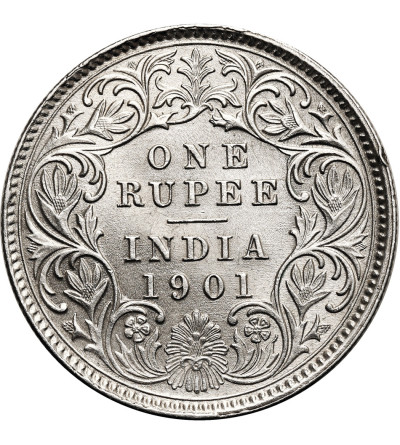 Indie Brytyjskie, Wiktoria (1837-1901). 1 rupia 1901 (c), Kalkuta