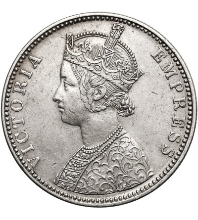 Indie Brytyjskie, Wiktoria (1837-1901). 1 rupia 1887 B, Bombaj