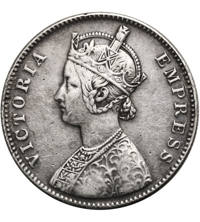 Indie Brytyjskie, Wiktoria (1837 - 1901). 1 rupia 1885 B, Bombaj