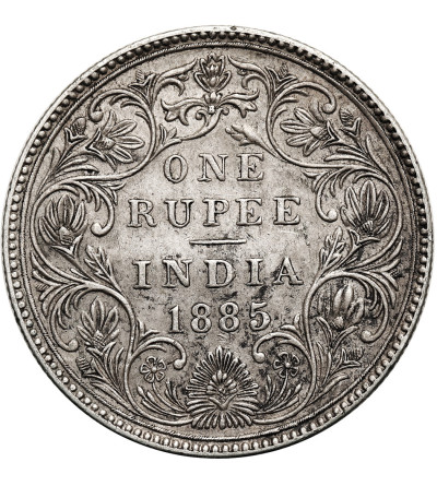 Indie Brytyjskie, Wiktoria (1837 - 1901). 1 rupia 1885 B, Bombaj
