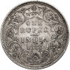 Indie Brytyjskie, Wiktoria (1837 - 1901). 1 rupia 1885 B, Bombaj