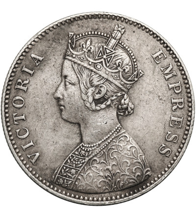 Indie Brytyjskie, Wiktoria (1837 - 1901). 1 rupia 1885 B, Bombaj