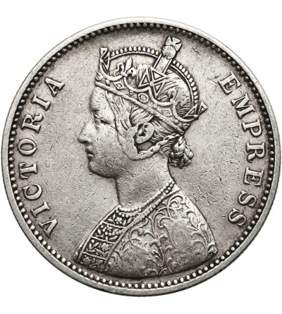 India - British, Victoria (1837 - 1901). 1 Rupee 1880 (c), Calcutta