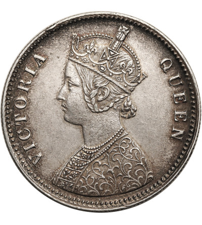 Indie Brytyjskie, Wiktoria (1837 - 1901). 1 rupia 1876 (c), Kalkuta
