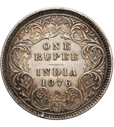 Indie Brytyjskie, Wiktoria (1837 - 1901). 1 rupia 1876 (c), Kalkuta