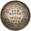 Indie Brytyjskie, Wiktoria (1837 - 1901). 1 rupia 1876 (c), Kalkuta